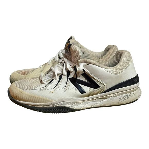 New Balance 1006 Revlite White Navy Tennis Shoes Men's Size 11 Court Sneakers - Picture 5 of 9